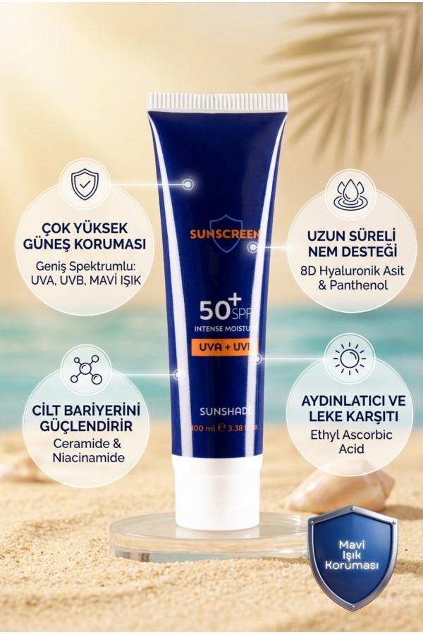 Sunshade SPF50+ Sunscreen Güneş Koruyucu Krem 100 ml