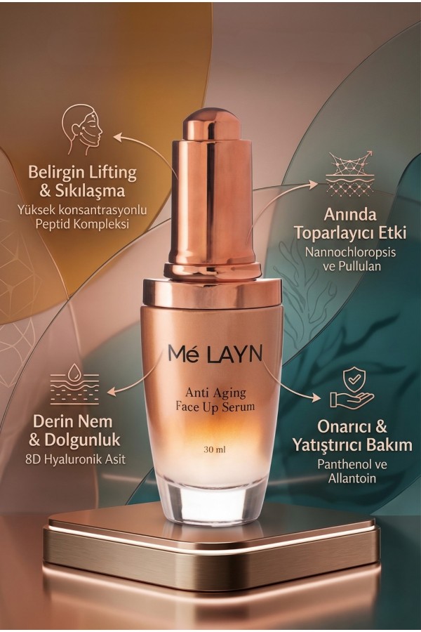 Anti Aging Face Up Yaşlanma Karşıtı Cilt Serumu 30 ml